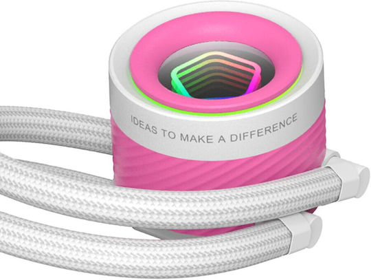 ID-Cooling FX360 Infinity Υδρόψυξη AIO CPU με 3 Ανεμιστήρες 120mm και ARGB Φωτισμό Ροζ