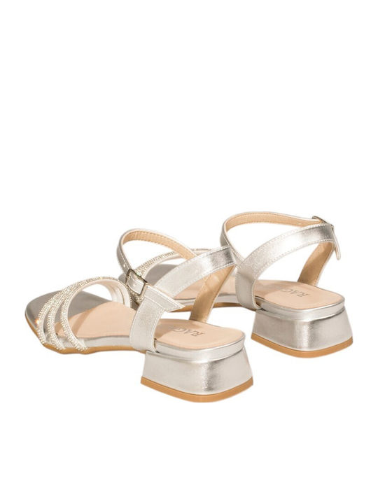 Damen Sandalen Silber