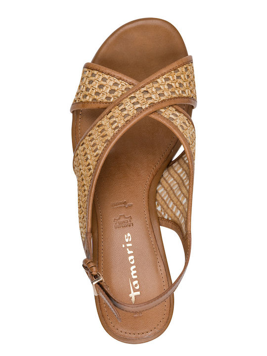 Sandals Cognac