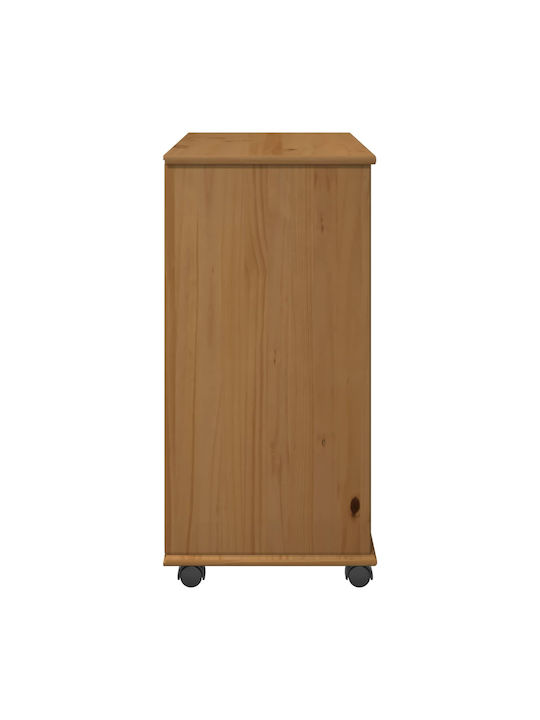 Kommode Schlafzimmer aus Massivholz mit 5 Schubladen 63,5x39x79cm