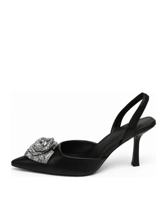 Pointed Toe Heels with High Heel Black SP-SP569-26HH-MAVRO