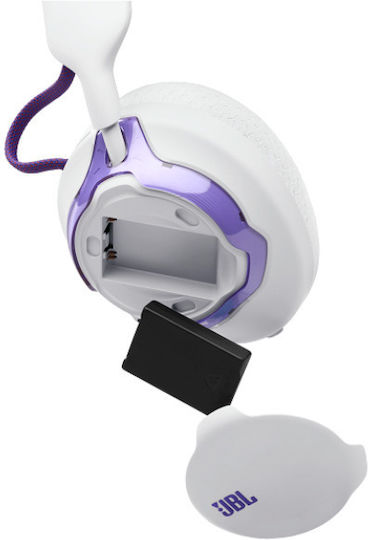JBL Quantum 650 Căști Gaming Wireless Over Ear cu Conectivitate Bluetooth / USB Alb