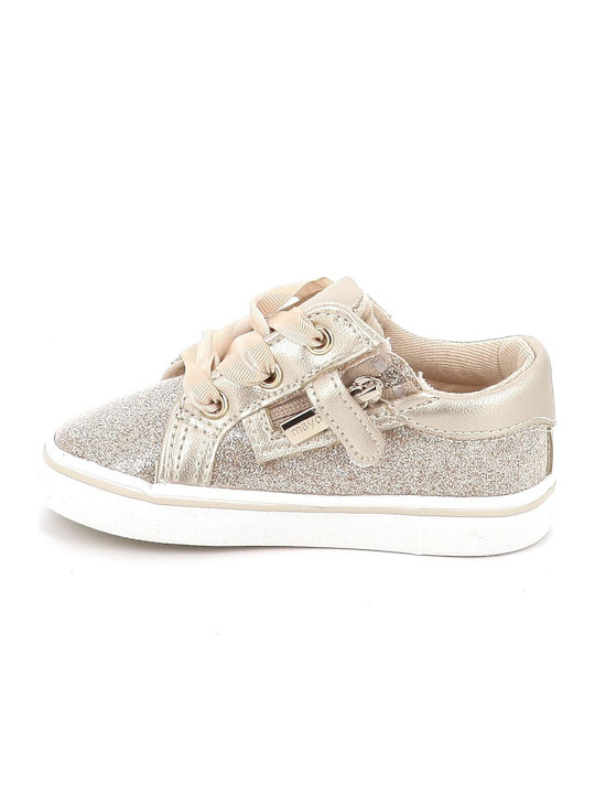 Casual Kids Sneakers Gold