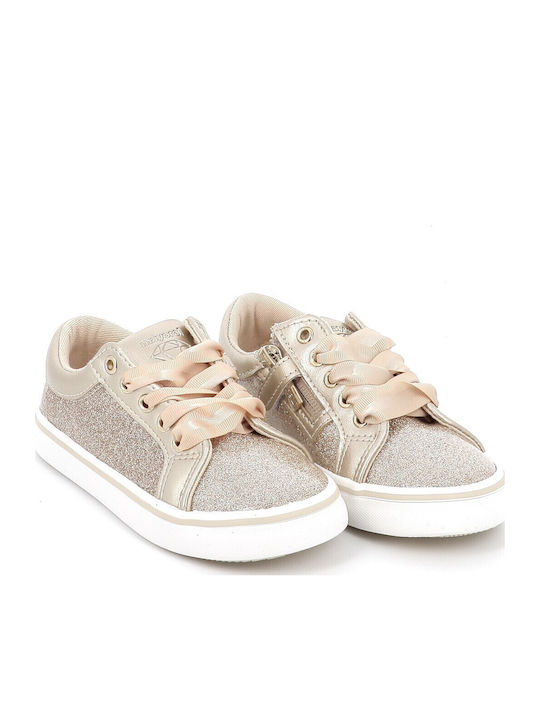 Casual Kids Sneakers Gold