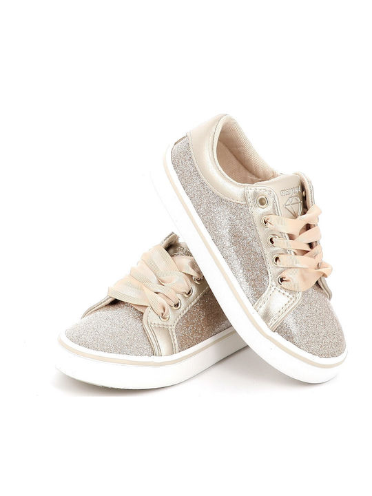 Casual Kids Sneakers Gold