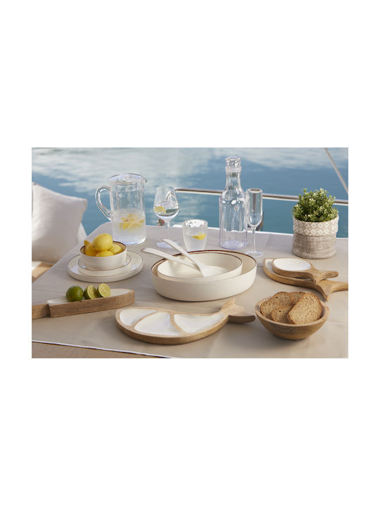 Marine Business Serving Bowl Round made of Melamine with Diameter 13.21cm 6pcs