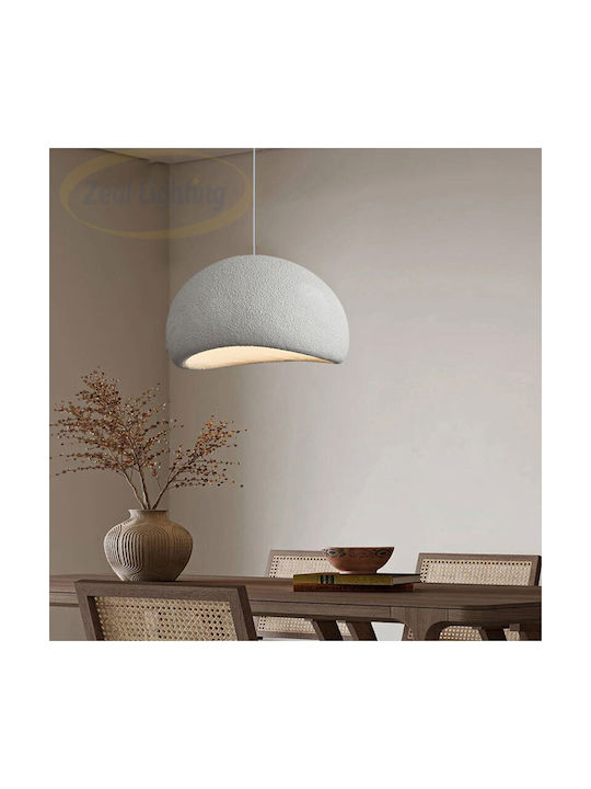 Home Lighting Pendant Ceiling Light White with E27 Socket 40x40cm