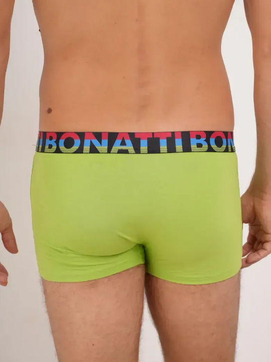 Men's Boxer Green Printed