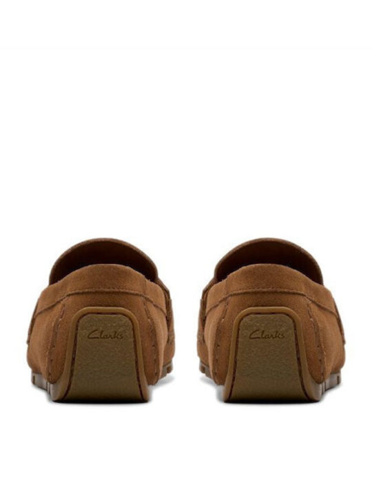 Bar Suede Ανδρικά Μοκασίνια σε Ταμπά Χρώμα