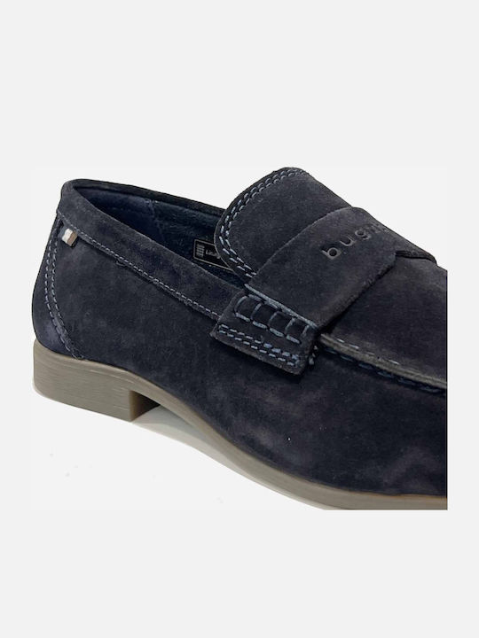 Suede Ανδρικά Loafers σε Μπλε Χρώμα