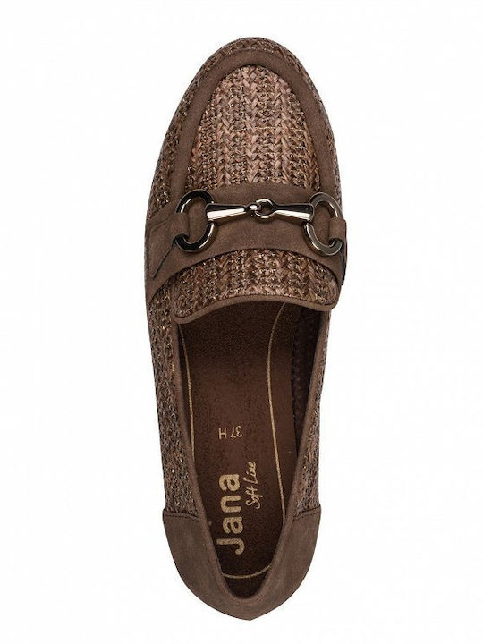 Women's Loafers in Brown Colour