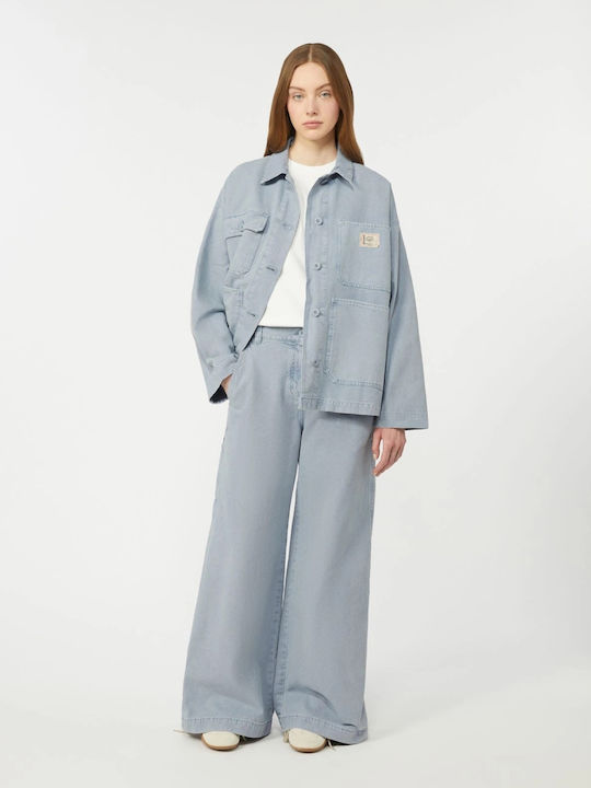 Women's Jacket for Winter Light Blue