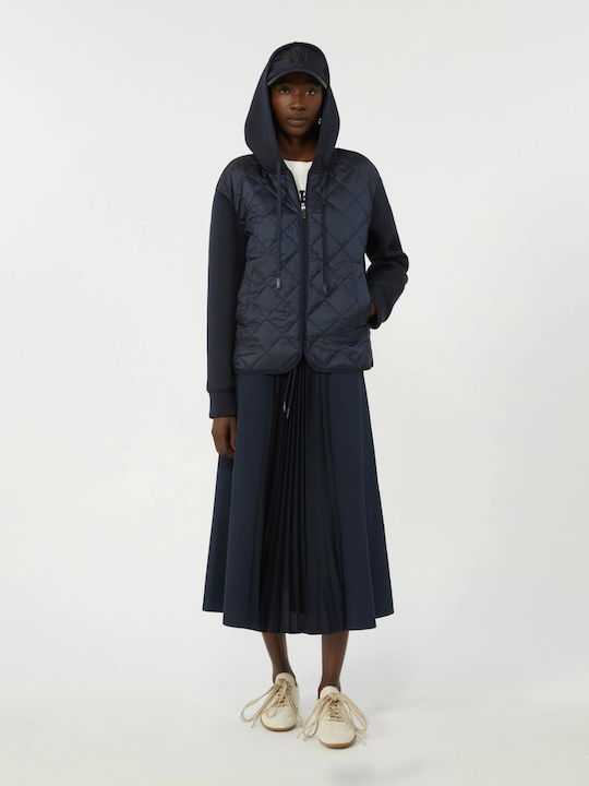 Women's Puffer Jacket Waterproof for Winter Navy
