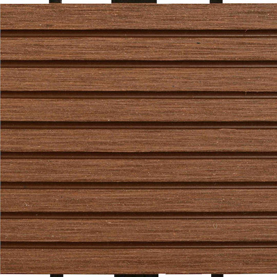 vidaXL Material for Garden Flooring from WPC 30x30cm 11 Pieces
