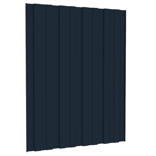 vidaXL Material Pentru Garduri De Grădină Din Oțel 60x45x45cm 12 Bucăți
