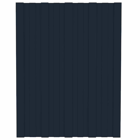 vidaXL Material Pentru Garduri De Grădină Din Oțel 60x45x45cm 12 Bucăți
