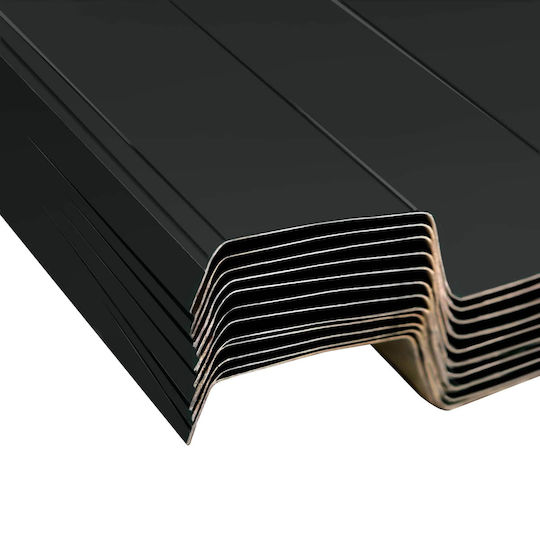 vidaXL Material De Construcție Pentru Garduri De Grădină Din Oțel 129x45x45cm 12 Bucăți