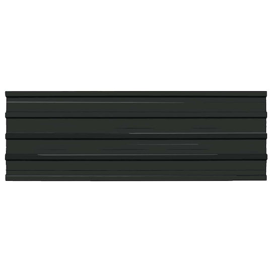 vidaXL Material De Construcție Pentru Garduri De Grădină Din Oțel 129x45x45cm 12 Bucăți