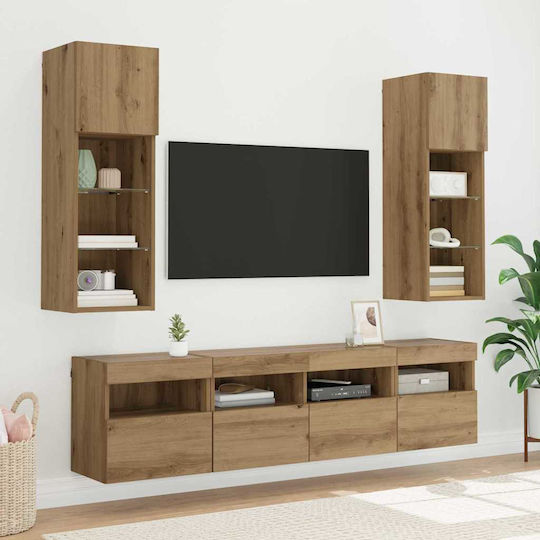 Wooden Brown Bedside Table 40x30x40cm