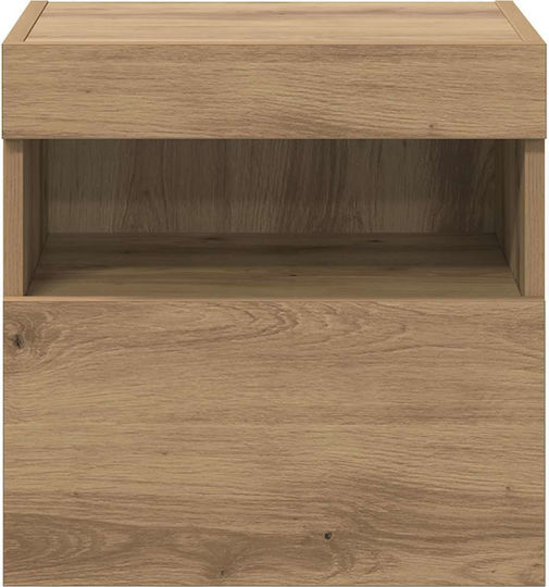 Wooden Brown Bedside Table 40x30x40cm