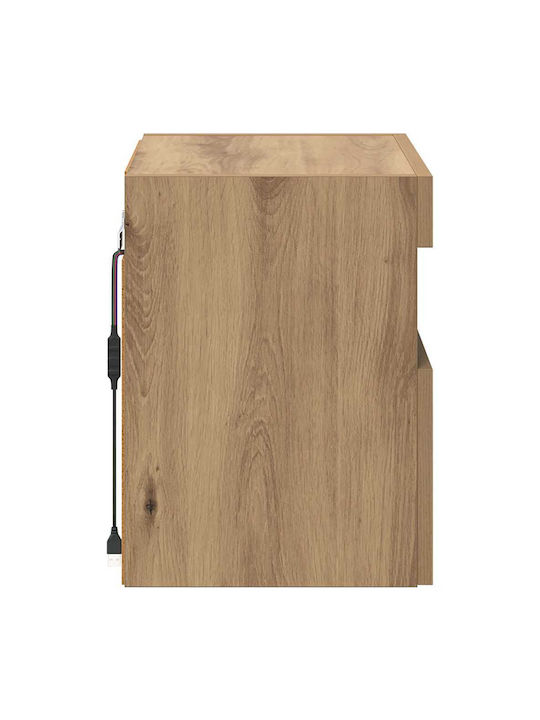 Wooden Brown Bedside Table 40x30x40cm