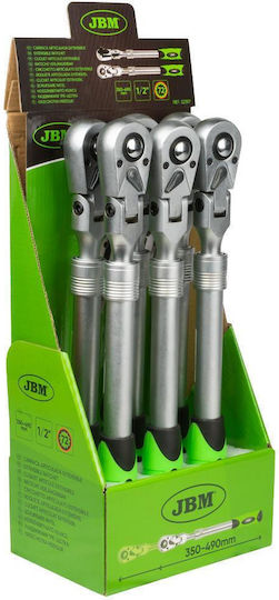 JBM Telescopic Adjustable Ratchet 1/2" 49cm with 72 Blades