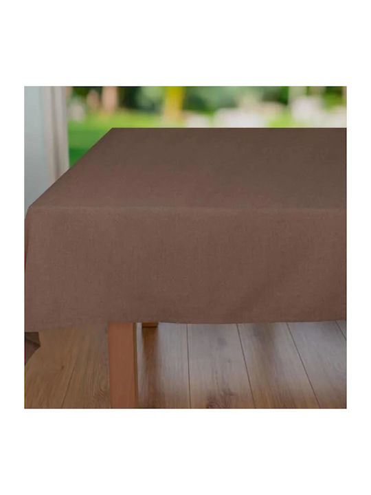 Finesse Τραπεζομάντηλο Βαμβακερό Taupe 150x250εκ.