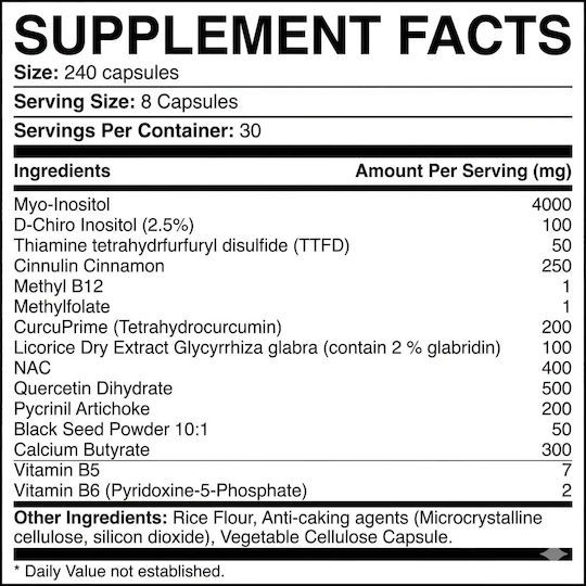 Supplement Needs Pcos+ 240 Κάψουλες