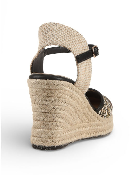 Summer Women's Platform Espadrille Style Black