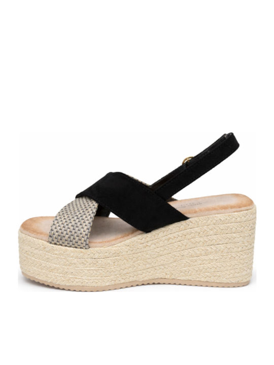 Summer Women's Black Platforms SL-BMO9237-26PL-Black