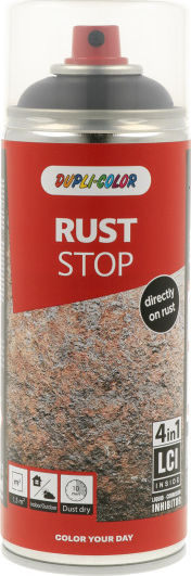 Dupli Color Спрей Боядисване Rust Stop с Сатен Ефект Черно 400мл