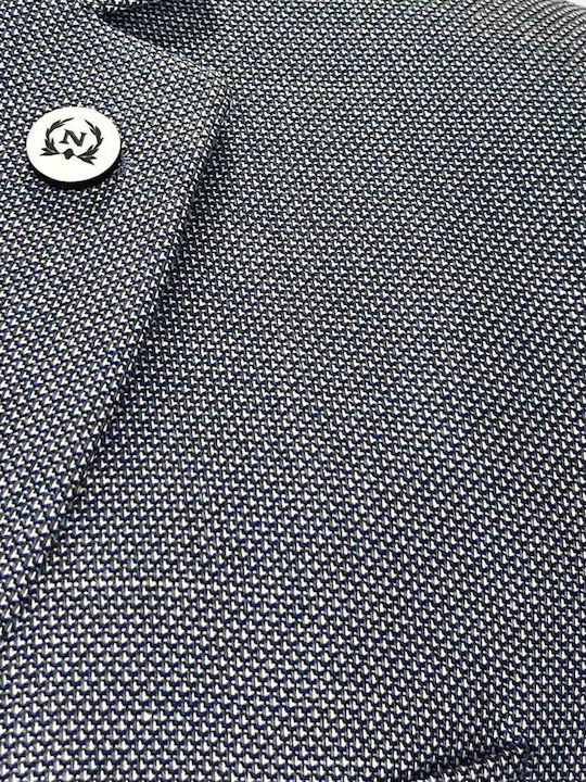 Men’s Suit Jacket With Slim Fit Blue
