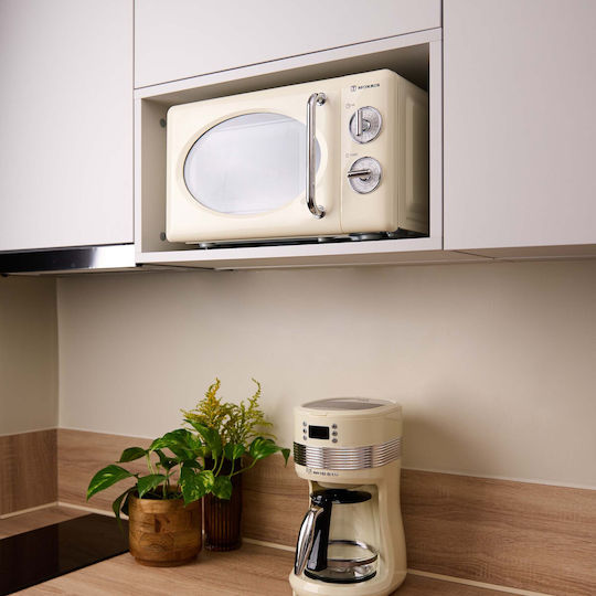 Morris Microwave Oven with Grill 20lt Beige