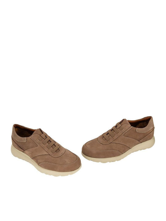 Leder Herren Freizeitschuhe Anatomisch Beiges