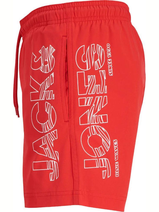 Jack & Jones Παιδικό Μαγιό Βερμούδα / Σορτς Κόκκινο