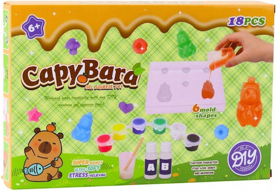 Creative Set Making Diy Gel Figures Capybara 18 Pcs