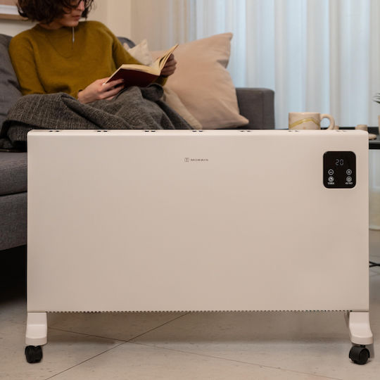 Morris Конвектор Подов 2000W с Електронен Термостат и WiFi Бял
