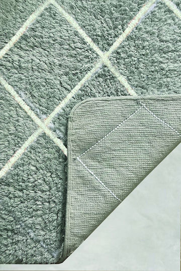 Lenjerii Deosebite Set Cotton Bath Mats Gray 2 Pieces