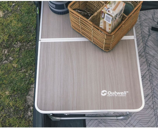Outwell Heyfield Τραπέζι Ατσάλινο για Camping Πτυσσόμενο 40x30cm Γκρι