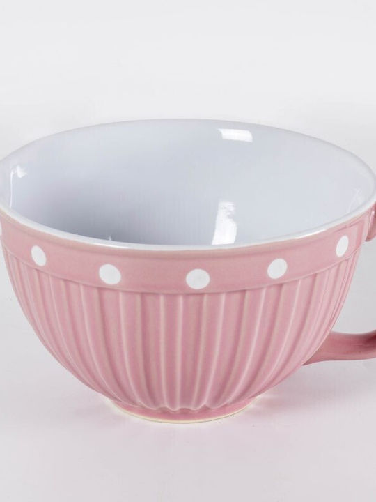 Isabelle Rose Salatschüssel Keramik Rosa 14x14cm