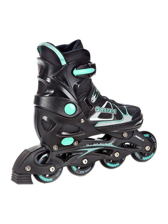 Raven Inline Einstellbare Roller Schwarze Erwachsene