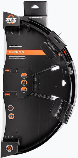 Sks Bluemels Basic Mudguard Set Black Size 28" 55 Mm