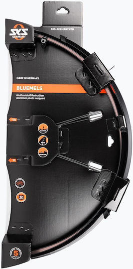 Sks Bluemels Stripes Mudguard Set Black Size 28" 65 Mm