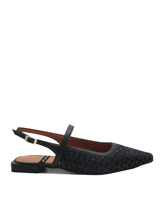 Women's Ballerina Shoes In Black Colour