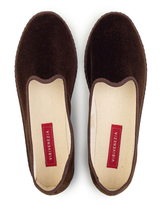 Damen Ballerinas in Braune Farbe