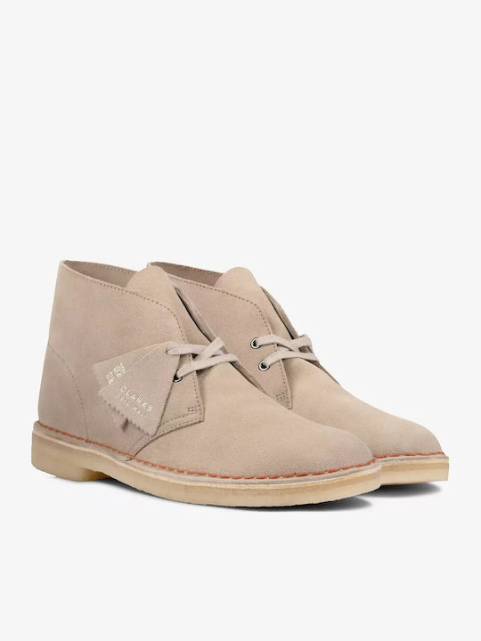 Desert Boot Suede Beige Men's Boots