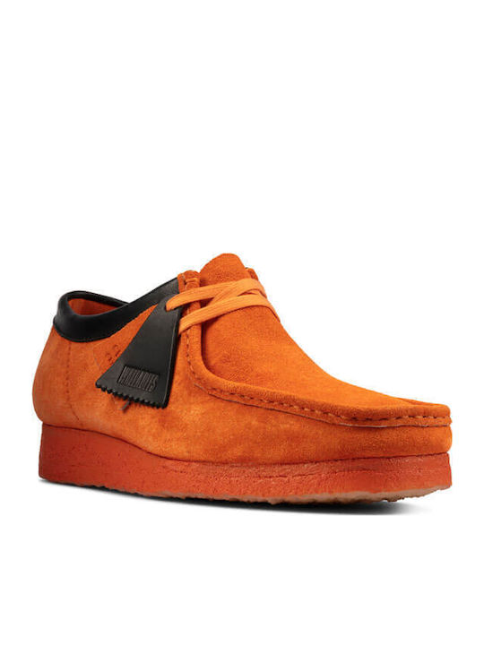 Wallabee Мъжки Ежедневни Обувки Оранжеви