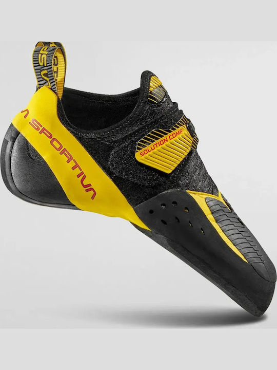 La Sportiva Solution Comp Ανδρικά Ασύμμετρα Παπούτσια Αναρρίχησης Μαύρα