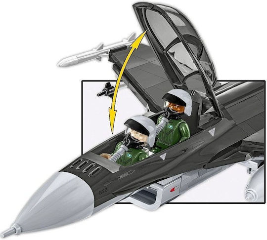 Cobi Building Blocks F-16D Fighting Falcon for 8+ Years 436 Pieces
