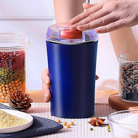 Elektrischer Kaffeemühle 200W Blau